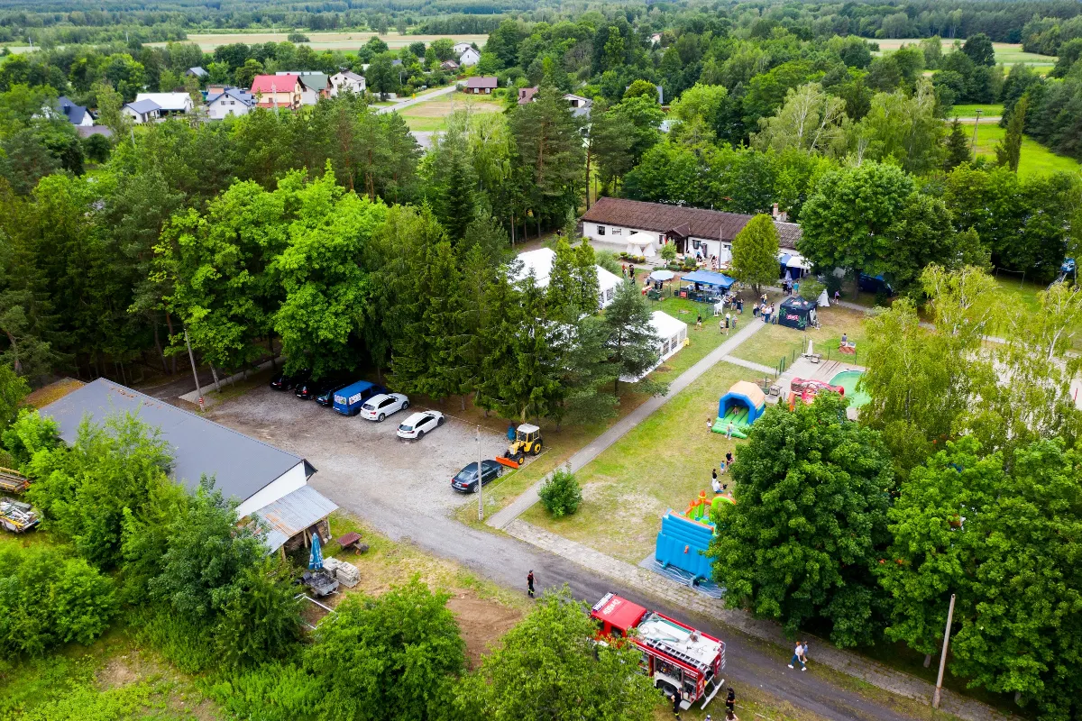 Ośrodek Kraina nad Tanwią z lotu ptaka